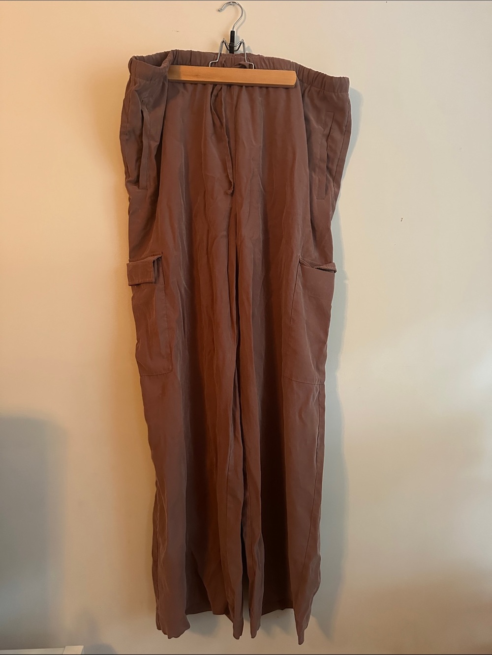 Old Navy Wide-Leg Cargo Jumpsuit in Brown
